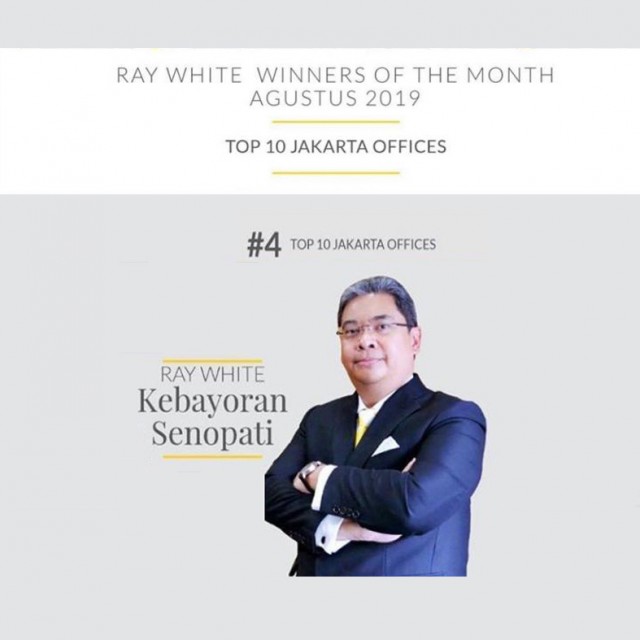 #4 Top Office Raywhite Indonesia in August 2019!