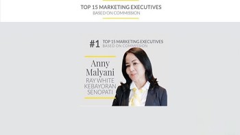 Top 15 Marketing Executives Based on Gross Commissions National Raywhite Indonesia !