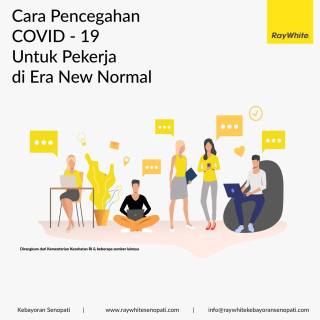 Cara pencegahan Covid-19 untuk pekerja!