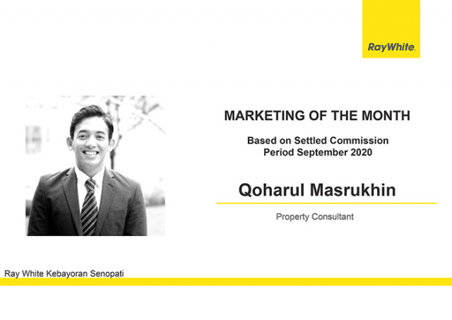 Marketing Of The Month Period September 2020