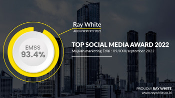 RAY WHITE RAIH TOP SOCIAL MEDIA AWARD 2022 MAJALAH MARKETING