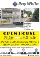 Open House di Janur Elok Raya Hari Sabtu & Minggu, Tanggal 15 - 16 April 2017