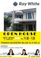 Open House di Taman Modern Hari Sabtu & Minggu, Tanggal 15 - 16 April 2017