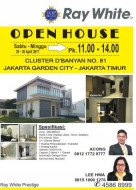 Open House di JGC CLuster D'Banyan Hari Sabtu & Minggu, Tanggal 29 - 30 April 2017