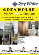 Open House di Gading Indah Utara Hari Sabtu & Minggu, Tanggal 29 - 30 April 2017