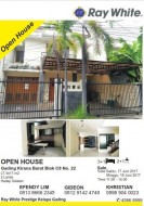 Open House di Gading Kirana Barat Hari Sabtu & Minggu, Tanggal 17 - 18 Juni 2017