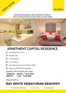 OPEN HOUSE APARTMENT CAPITAL RESIDENCE - SCBD