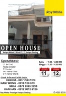 Open House di Kelapa Molek Hari Sabtu & Minggu, Tanggal 11 - 12 Agustus 2018